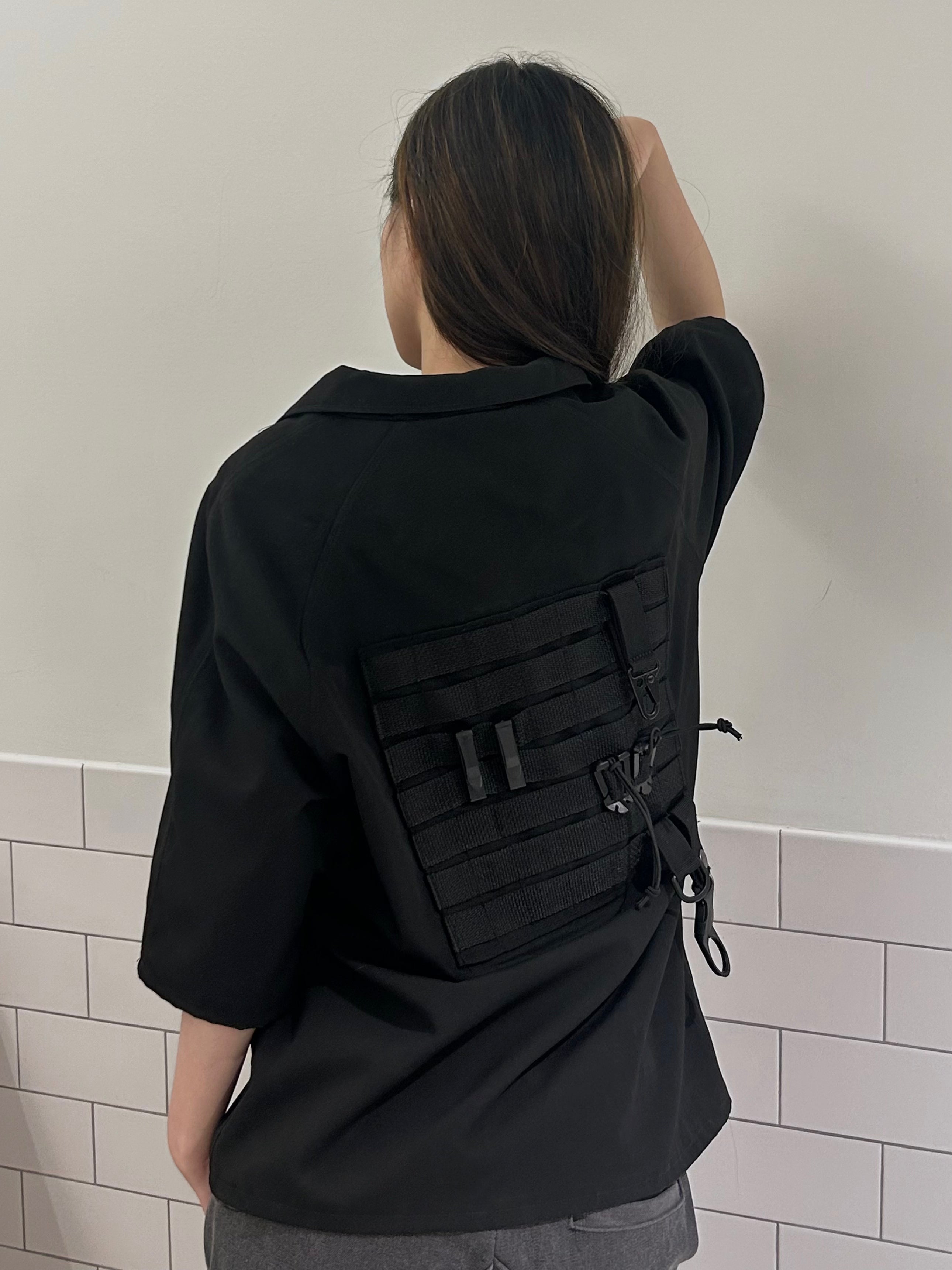 DOUBLE ZIP-UP WITH TACTICAL MOLLE SYSTEM