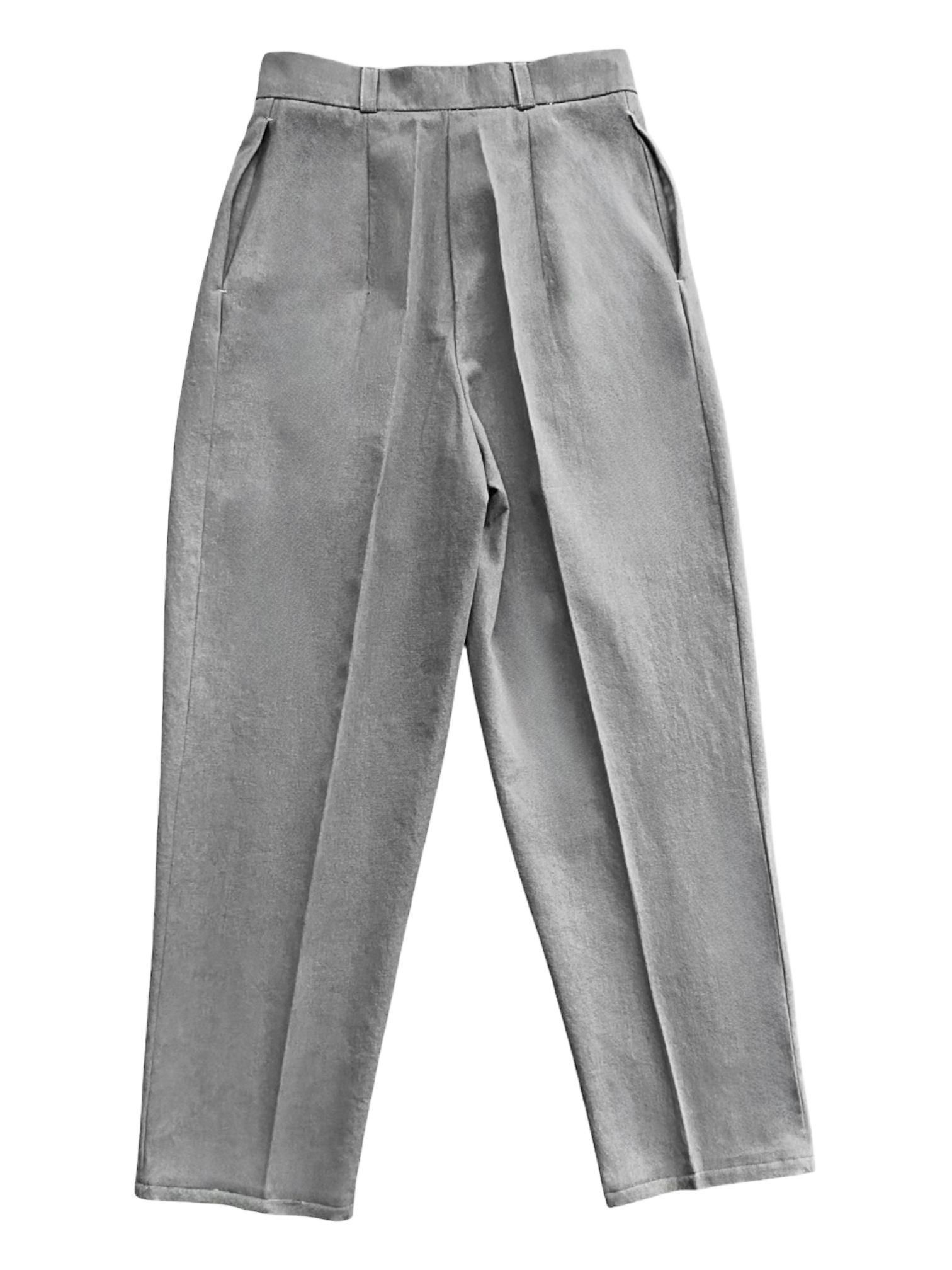 CLASSIC TAILORED TWILL TROUSERS
