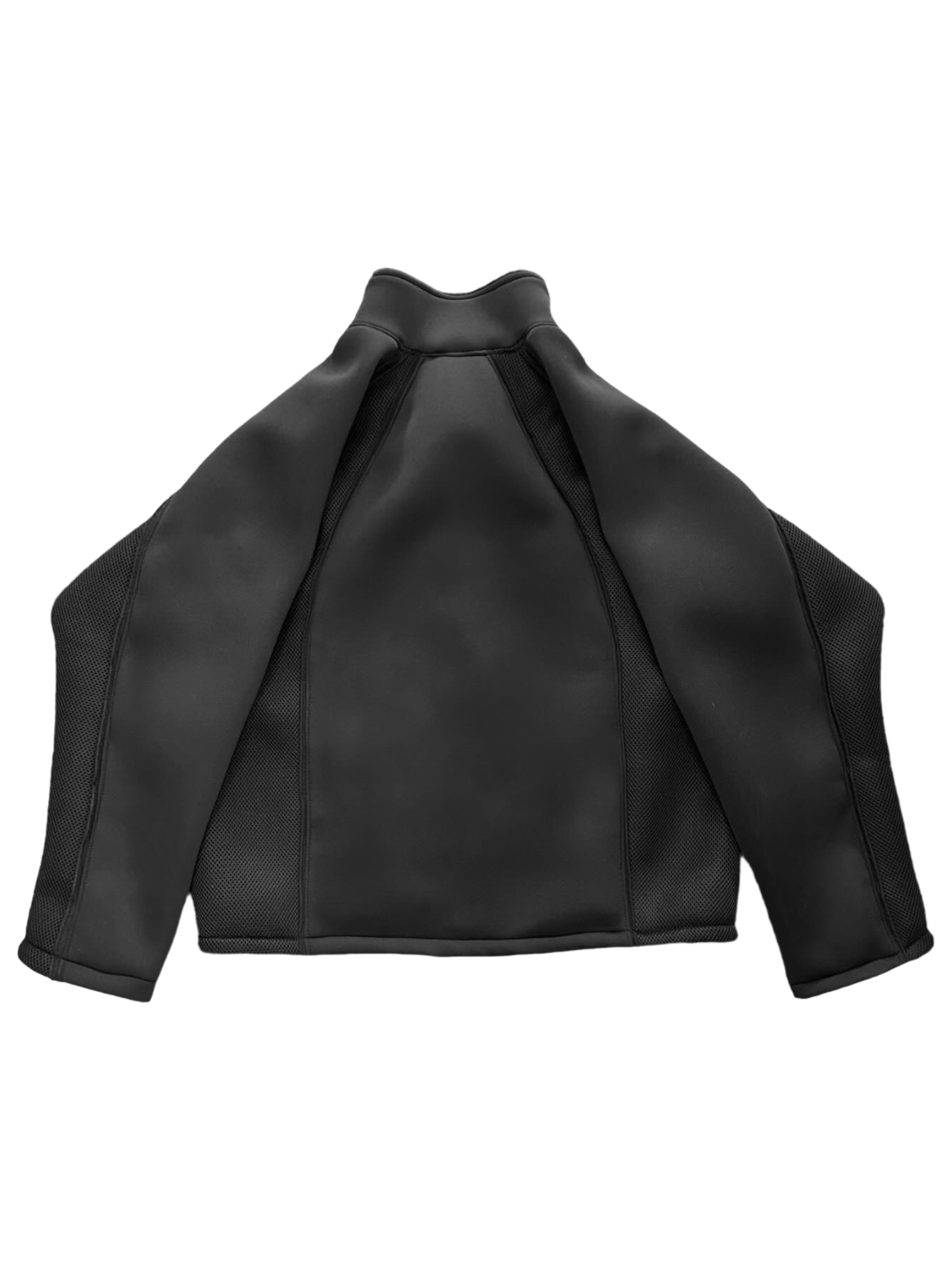 MOISTURE WICKING FOAM ZIP-UP WITH PERFORATION