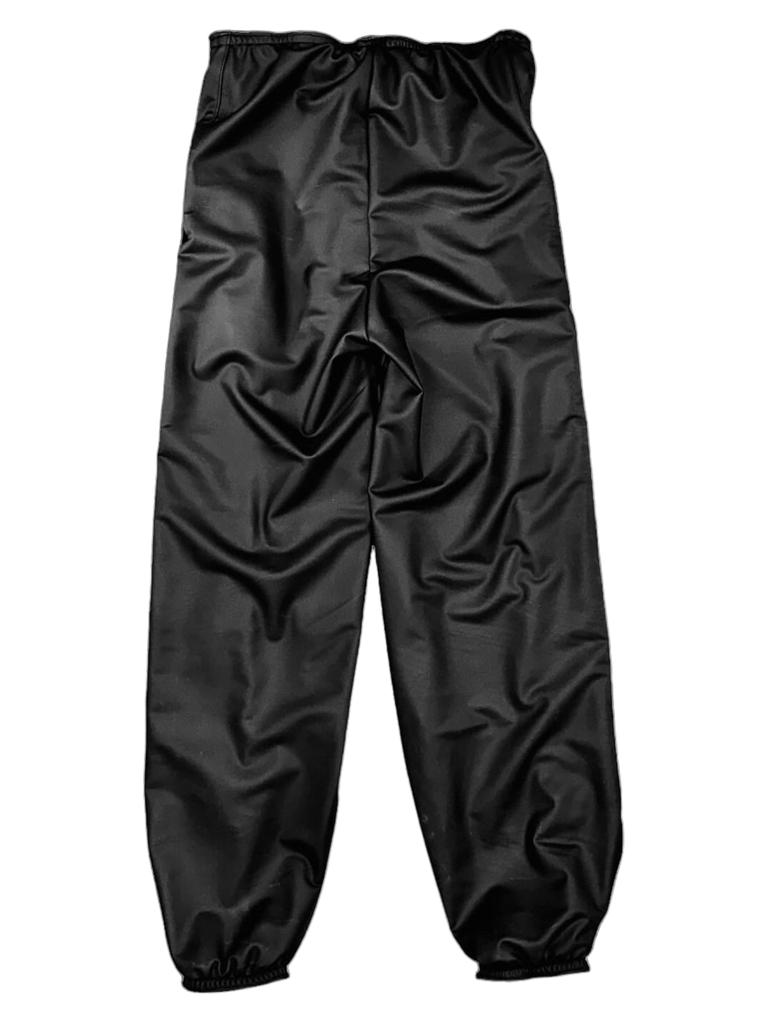 RUBBER PANTS WITH SNAP SIDE SEAM