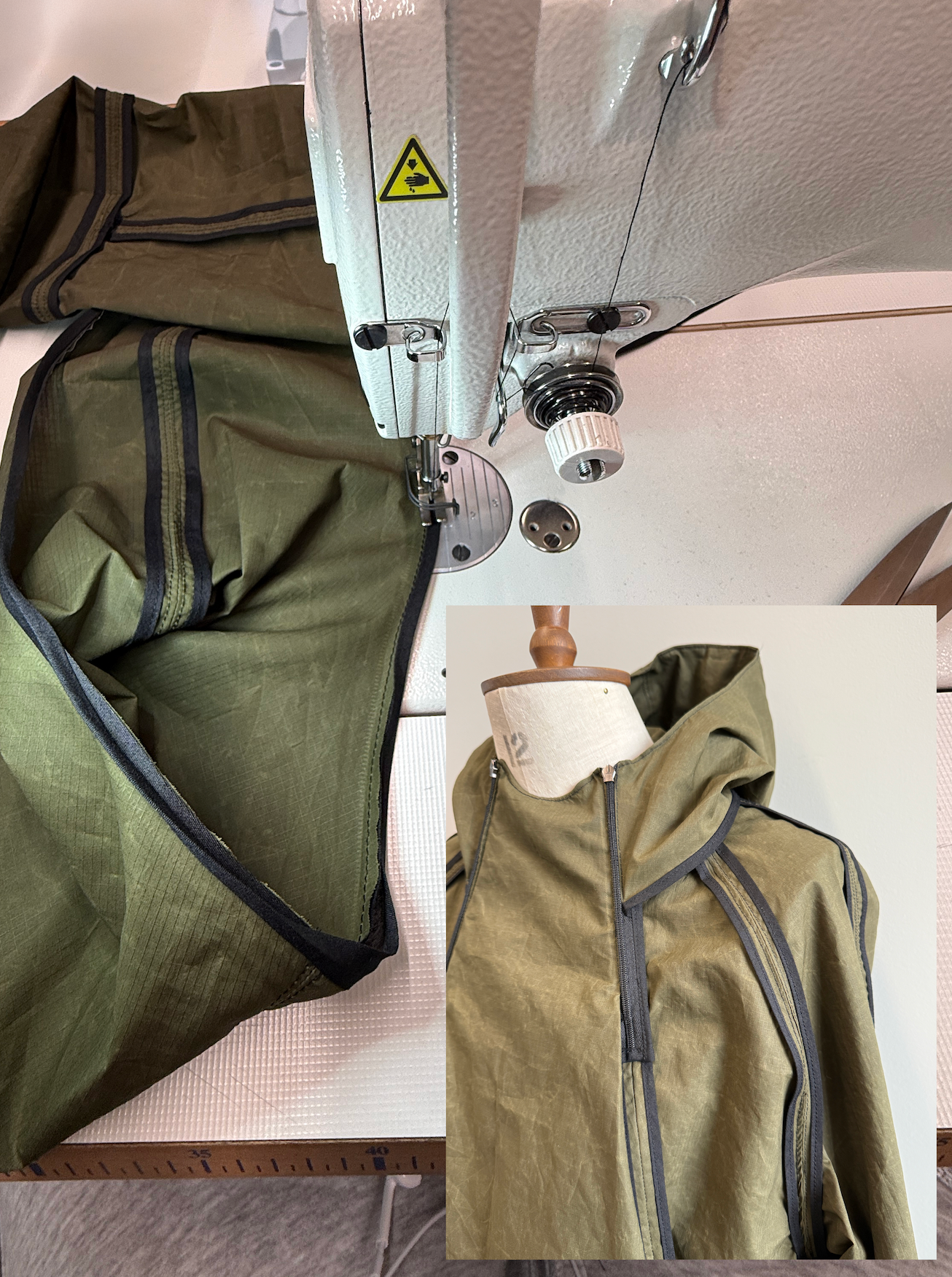 FORM: SHELL / Weather / Ripstop + Dry-Wax Anorak